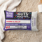 オリヴィアロドリゴチケットスタブピロー ランバークッション (ブランケット)