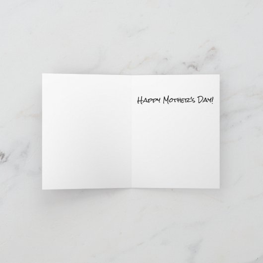 オリーのオウルと一緒に母の日のカード（ピンク） カード (内部)