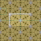 オリーブおよびチーズ生地 ファブリック (タイル)