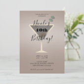 オリーブお洒落マルティーニグラムカクテルバースデーパーティー 招待状 (スタンド正面)