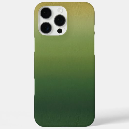 オリーブからグリーンへのグラデーション Case-Mate iPhoneケース (裏面)