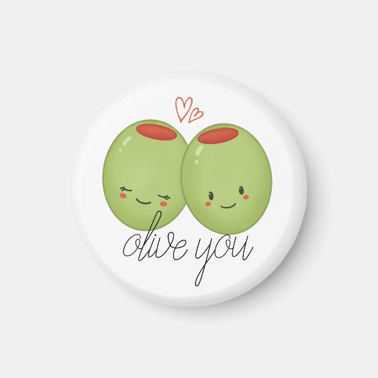 オリーブかわいい磁石 マグネット (正面)