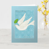 オリーブかわいらしの葉を持つ過ぎ越しの母とパパ カード (黄色い花)