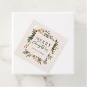 オリーブかわいらしグリーンフローラクリスマス名 フェイバータグ (インサイチュ)