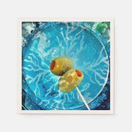 オリーブが一つ、オリーブが二つ？ スタンダードカクテルナプキン