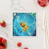 オリーブが一つ、オリーブが二つ? スタンダードカクテルナプキン (インサイチュ)