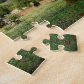 オリーブが付いている白い都市Ostuni、Pugliaのパズル ジグソーパズル (側面)