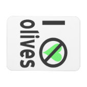 オリーブが嫌い 愛はない マグネット (横)