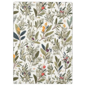 オリーブとハミニマルブエレガントパーソナライズされた クリップボード (裏面)