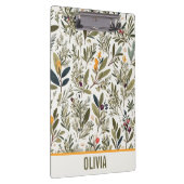 オリーブとハミニマルブエレガントパーソナライズされた クリップボード (右)