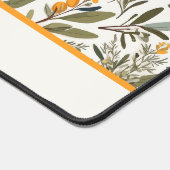 オリーブとハミニマルブエレガントパーソナライズされた デスクマット (コーナー)