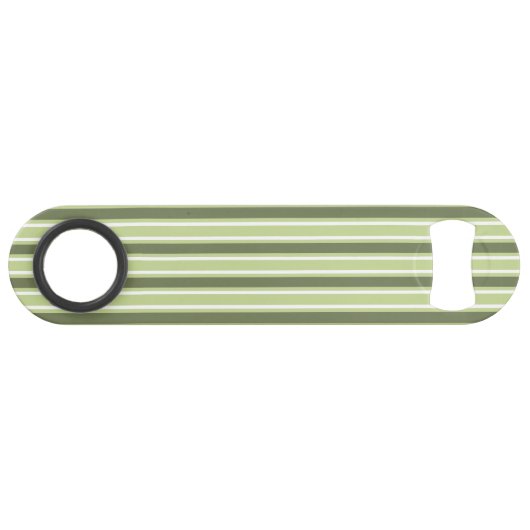 オリーブとホワイトキャンディストライプー スピード栓抜き (正面(横))