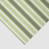 オリーブとホワイトキャンディストライプー 薄葉紙 (詳細)