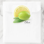 オリーブとレモン スクエアシール (バッグ)