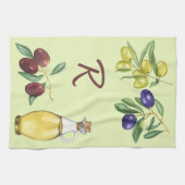 オリーブと油 キッチンタオル (横)