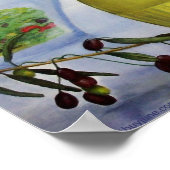 オリーブと油。 ポスター (角)