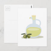 オリーブと油 ポストカード (正面/裏面)