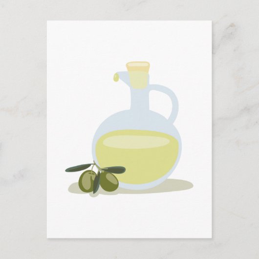 オリーブと油 ポストカード (正面)