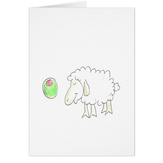 オリーブと羊 (正面)