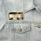 オリーブのエメラルドグリーン水の色の名前タグ 名札 (インサイチュ)