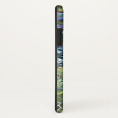 オリーブのセージ緑、紫の青のブルゴーニュ抽象芸術 Case-Mate iPhoneケース (裏面/右)