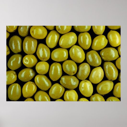 オリーブのテクスチャ ポスター (正面)