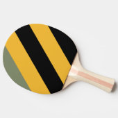 オリーブのナイトライトはっきりしたストライプ 卓球ラケット (横)