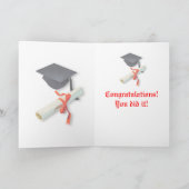 オリーブの卒業カード カード (内部)