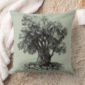 オリーブの古木 クッション (ブランケット)