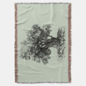 オリーブの古木 スローブランケット (正面縦)