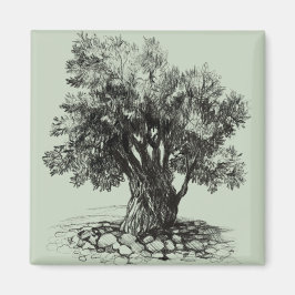 オリーブの古木 マグネット