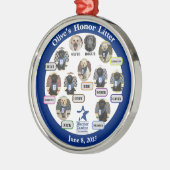 オリーブの名誉のくずオーナメント1 メタルオーナメント (左)