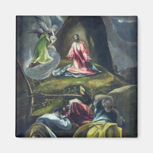 オリーブの園のキリスト マグネット (正面)