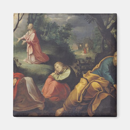 オリーブの園のキリスト， 1625 マグネット (正面)