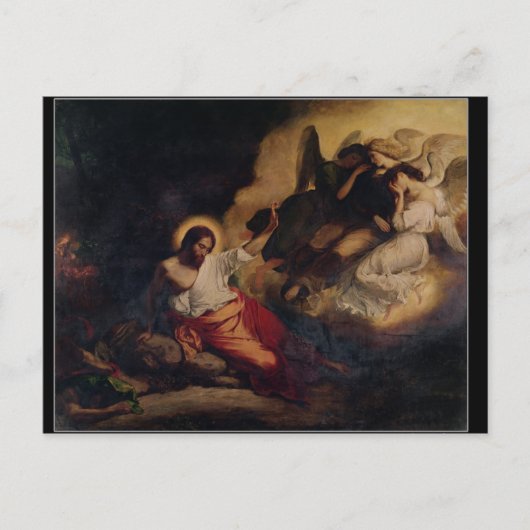 オリーブの園のキリスト， 1827 ポストカード (正面)