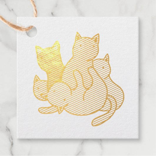 オリーブの子猫 フェイバータグ (正面)