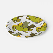 オリーブの子猫 ペーパープレート (アングル)