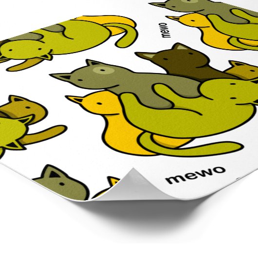 オリーブの子猫 ポスター (角)