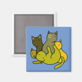 オリーブの子猫 マグネット (正面/裏面)