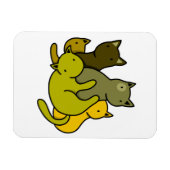 オリーブの子猫 マグネット (横)