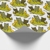 オリーブの子猫 ラッピングペーパー (角)