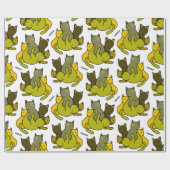 オリーブの子猫 ラッピングペーパー (フラット)