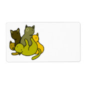 オリーブの子猫 ラベル (正面)