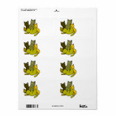 オリーブの子猫 ラベル (フルシート)