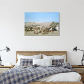 オリーブの山からのエルサレム | 1880 キャンバスプリント (インサイチュ (寝室))