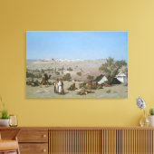 オリーブの山からのエルサレム | 1880 キャンバスプリント (インサイチュ (リビング))