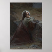 オリーブの山の上のキリスト（あなたがたは行われる！） ポスター (正面)