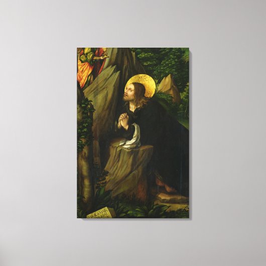 オリーブの山上のキリスト， 1505 キャンバスプリント (正面)