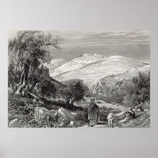 オリーブの山,山Zionから ポスター (正面)