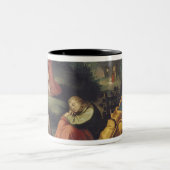 オリーブの庭、1625年のキリスト ツートーンマグカップ (中央)